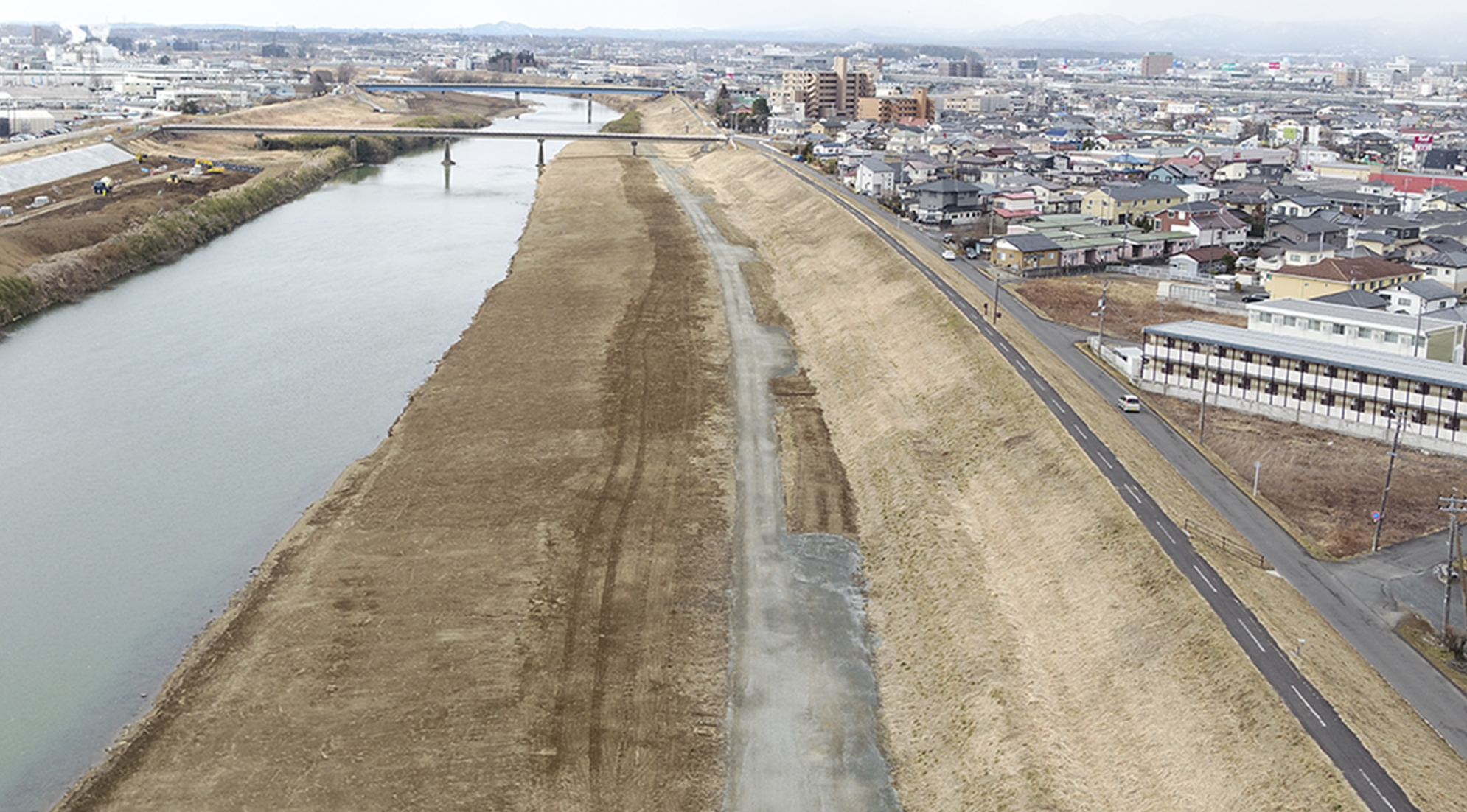 阿武隈川上流阿久津上流地区掘削工事