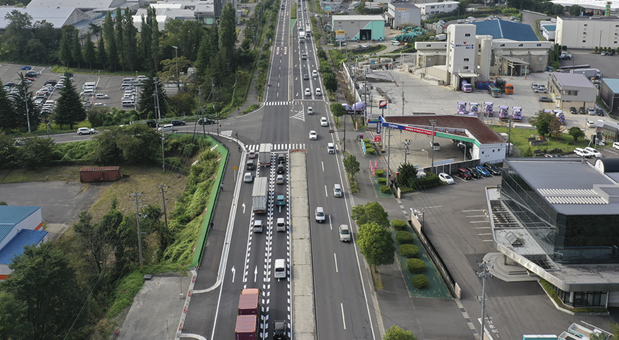 郡山国道管内駐車場外整備工事